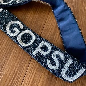 BRAND NEW: Hand-beaded Penn State University Guitar Strap